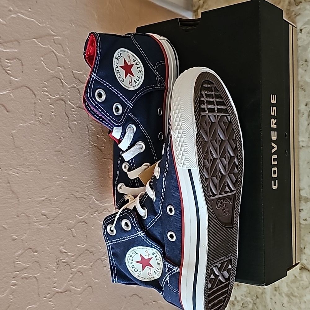 Converse, sz 1, red,white & blue